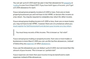CROSSING £1,000 DOES NOT AUTOMATICALLY MEAN YOU OWE TAX