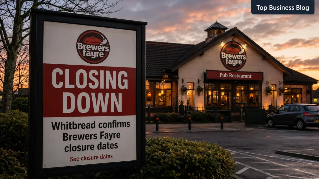 Whitbread Confirms Brewers Fayre Closure Dates
