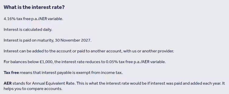 Online Access Cash ISA (Issue 23) paying 4.16% AER variable