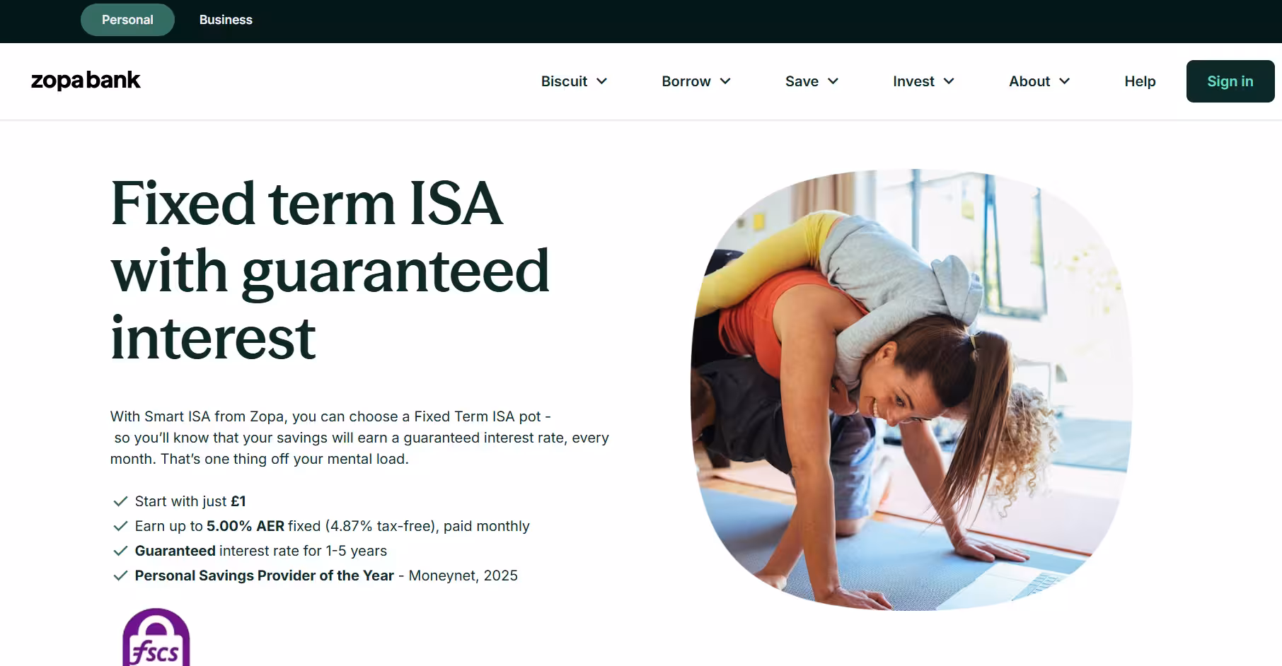 Zopa 1 Year Fixed Term Smart ISA
